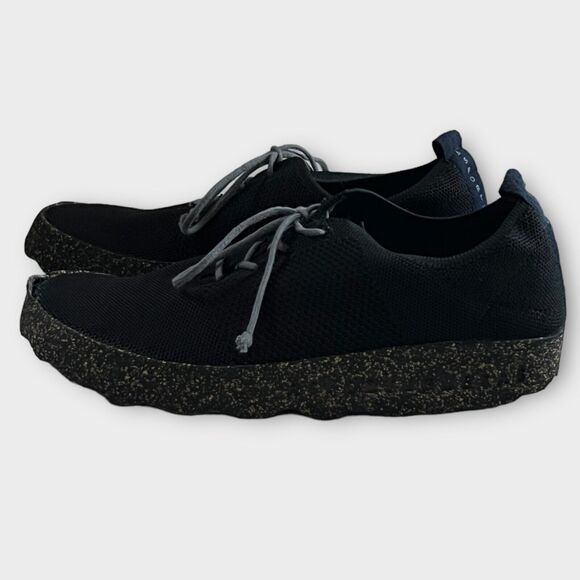 Asportuguesas Unisex Code Black Lace-Up Low Top Trainer Sneaker Size EU 40 - Picture 2 of 16